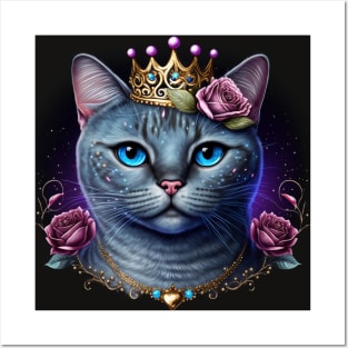 British Shorthair Queen Posters and Art